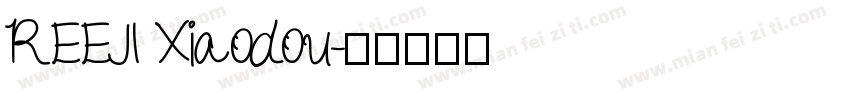 REEJI Xiaodou字体转换